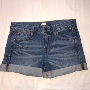 J.Crew Denim Cut Off Shorts- Rolled/Cuffed hem